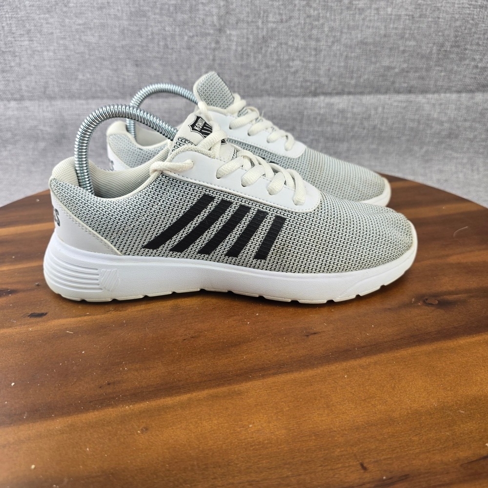 K-Swiss Women's SZ 7.5 Gray/Black Low‎ Top Lightweight Comfort Sneakers